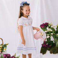 Flopsy Bunny Handsmocked Dress