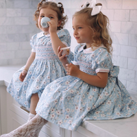 Winnie Handsmocked Floral Dress