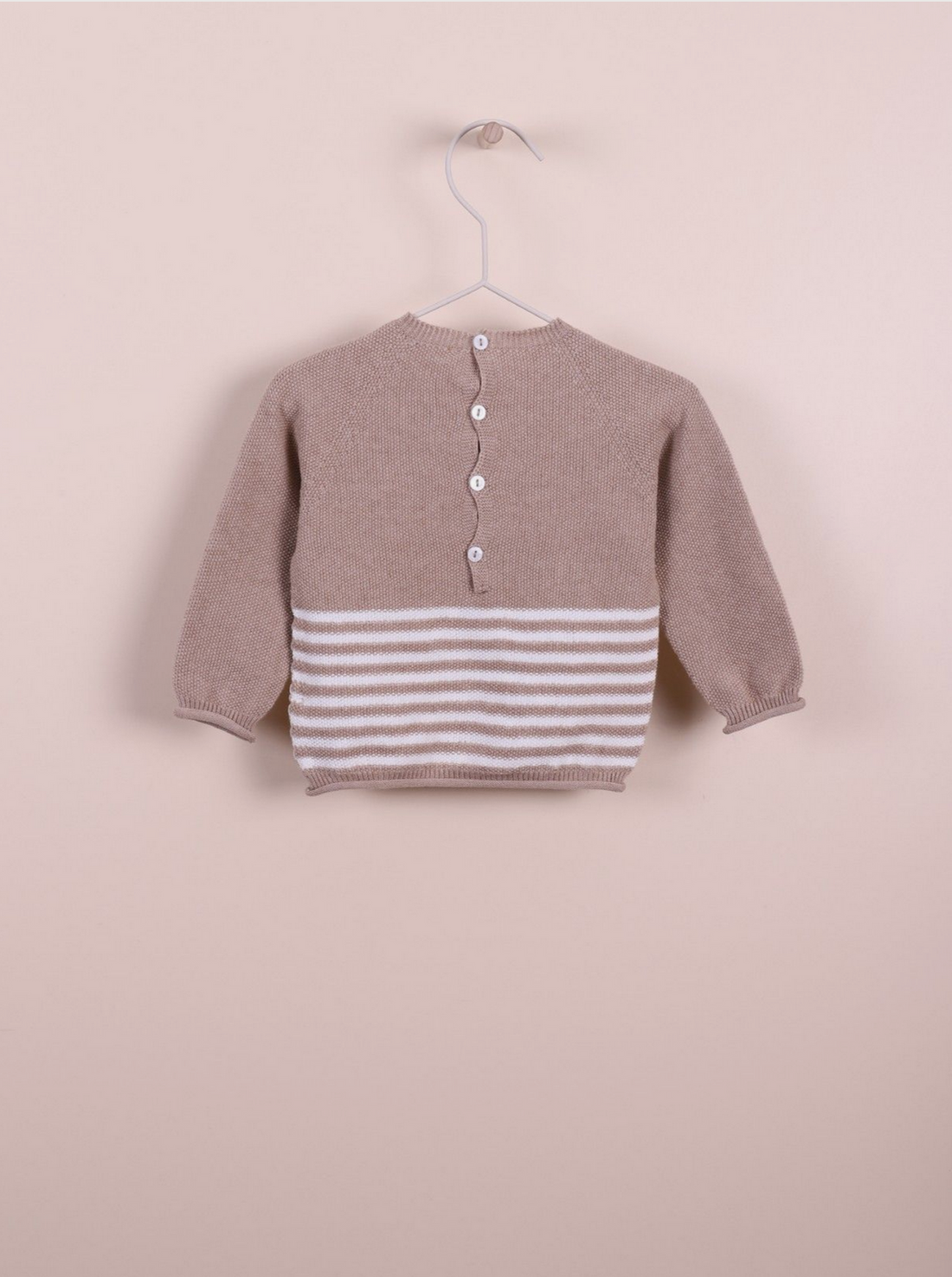 Sebastian Stripe Sweater Set- Camel