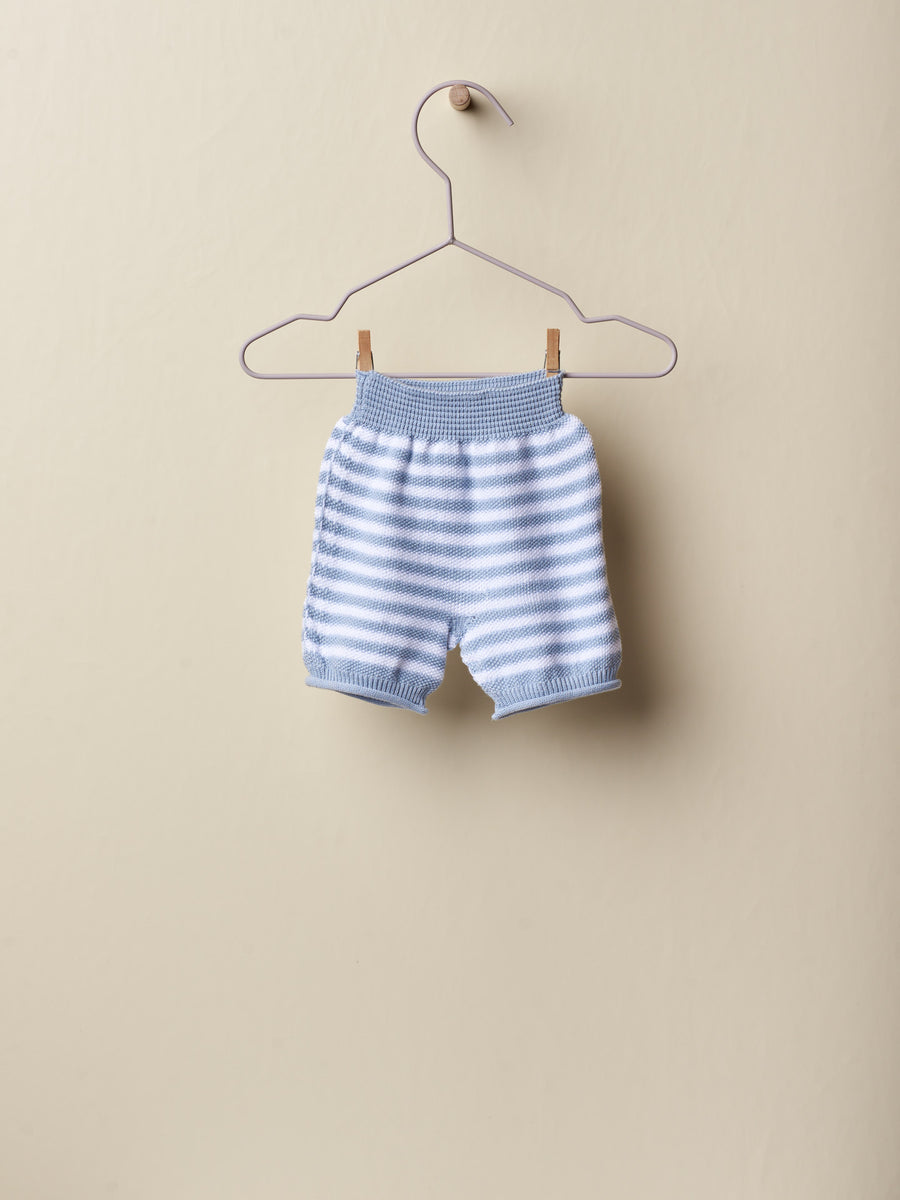 Finley Polo Sweater Set- Stripe Blue