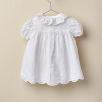 Liliette Organic Cotton Dress- White lace