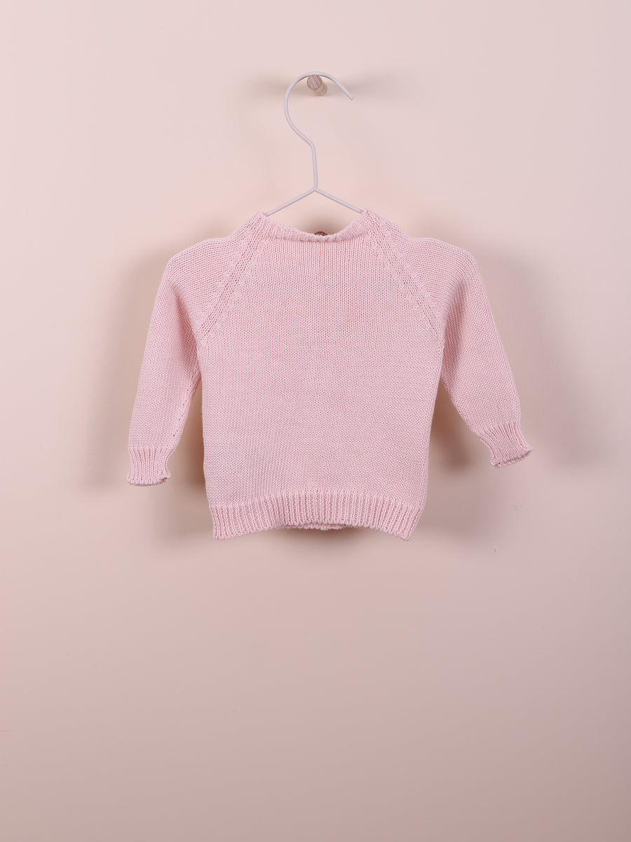 Taylor Knit Cardigan- Soft Pink